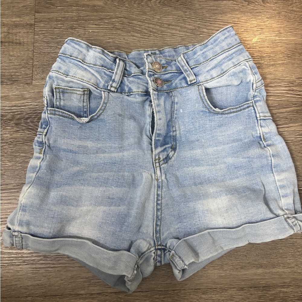 Light Blue Denim Women's Shorts
